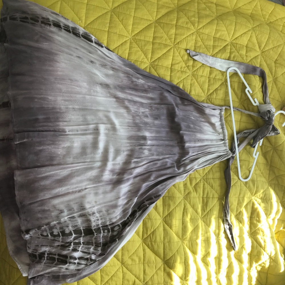 Halter purple tie die dress from LF